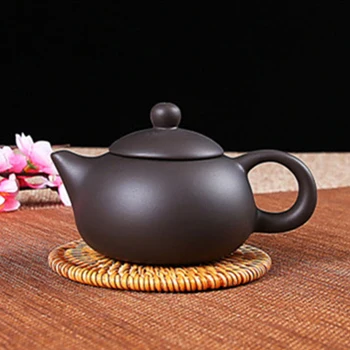 150ml Zisha Kung Fu Tee Set Yixing Teekann Käsitöö Tee Pot Cup SetCeramic Hiina teetseremoonia 4 Tassi Komplekt 25ml