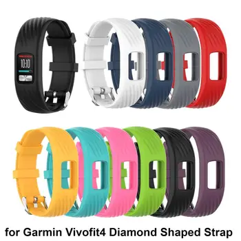 Uus Stiil Sport Käepaela Eest Garmin Vivofit 4 Teemant Kujuline Rihm Silikoonist Asendamine Watchband S L Smart Watch Tarvikud