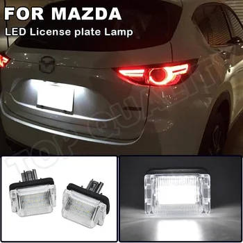 2Pieces Jaoks CX-9 CX9 2007-Mazda5 Mazda 5 2012 2013 LED Litsentsi Number Plate Light Lamp Ei Vea 18 Led