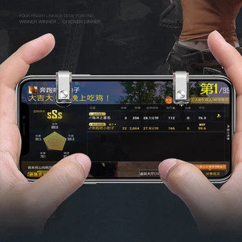 Metallist Gamepad Jaoks PUBG Mobile Kontrolli kohaldamiseks Gamepad Töötleja L1R1 Mäng, mille Eesmärk on Tulekahju Nuppu, Tukk, Iphone ja Android