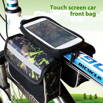Bike Jalgratta kott Touch Screen Mobile Phone Kott, Veekindel MTB Ratta Esi Tala Kott Tarvikute Rattasõit Ees Bagges Top Toru Pack