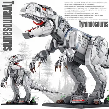 BZDA Dinosaurus Indominus Rex ehitusplokid Jurassic Park Türannosaurus Rex Dinosaurus Maailma Mudel, Tellised, Sünnipäev Kingitused
