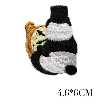 Multikas Loomade Panda Tikandid Plaastrid Appliques Raud Plaaster Armas Kleebise jaoks Selga T-Särgid, Kleidid, Kotid DIY Fox Märgid