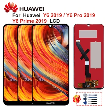 Algne Jaoks Huawei Y6 2019 LCD Y6 Pro 2019 MRD-LX1N Y6 peaminister 2019 Diaplay Puutetundlik Digitizer Assamblee Osad Au 8A