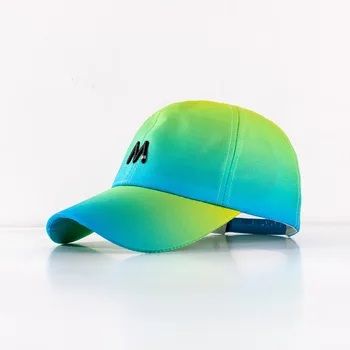 Kevadel Ja Summa Baseball Cap Naine Korea Värvi Gradient Tähed Stereo Tikitud Päike Müts Minna Trend Väljas