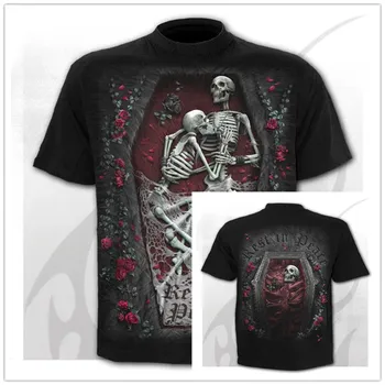 2020 Mens 3D T-särk Summer Digital Printing Punk Skull T-Shirt Hot Game Tshirt Of Short-Sleeve Tops
