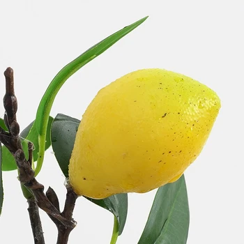 Kunstlik Puu-Lemon Tree Simuleeritud Sidruni Bonsai Kodu Kaunistamiseks Kapseldatud Taim Elutuba Ornament Indoor Outdoor Asukoht