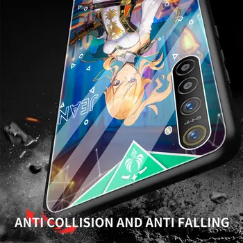 Karastatud Klaasi Puhul Realme 5 6 XT C3 7i 7 Pro Kate Oppo Leia X2 Lite A52 A9 2020 Genshin Mõju Anime Shell Coque Funda