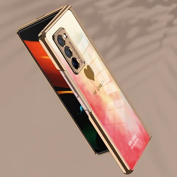 Luksus Katmine, Klaasi Puhul Samsung Galaxy Z Murra 2 Telefoni Juhul Armastus Muster Kõva Plastikust Kate Galaxy Murra 1 Fundas