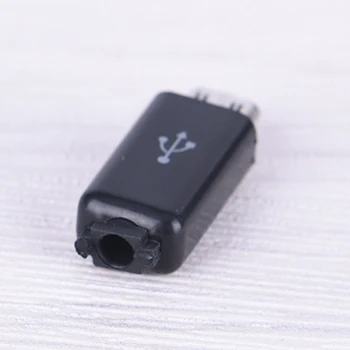 10tk/Palju Valge/Black Brand New Mikro-Liidesed Diy Micro-Usb Male Plug Ühendused Komplekt Hõlmab