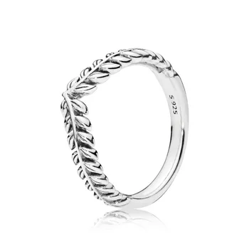 925 Sterling Silver Ring Võlusid Vibu Nool Crown Nisu Kõrva Crystal Sõrme Sõrmus Naiste Poole Ehted