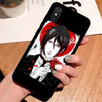 Black Butler jaapani Anime Telefoni Puhul Xiaomi Redmi märkus 7 8 9 t max3 s 10 pro lite kate funda coque kest