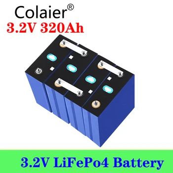 Colaier 3.2 V 320Ah lifepo4 aku DIY 12V 24V 36V Laetav aku pack Electric car RV Solar Energy storage system