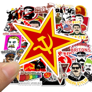 10TK/Pakk Segatud Nõukogude Liit Stalini NSVL CCCP HET Kleebised Pagasi Sülearvuti Kitarr Rula Naljakas Graffiti Retro Kleebis