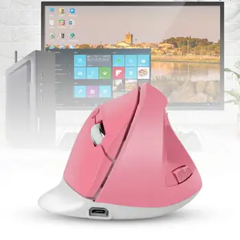 Uus Väike Wireless Gaming Mouse 2.4 GHz 1600DPI Ergonoomilise Töölaua Vertikaalne Hiirt, Kontori Arvuti USB Wireless Hiir sülearvuti