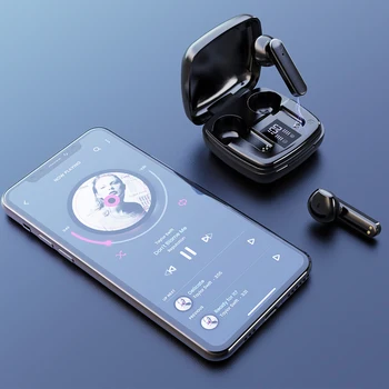 Bluetooth-5.1 TWS Traadita Kõrvaklapid Sport Veekindel Earbuds Stereo 9D Bass Kõrvaklapid Touch Control Kõrvaklapid Mikrofoniga