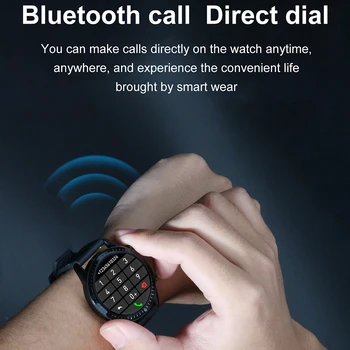 LIGE Uus Bluetooth Telefoni Smart Watch Meeste Veekindel Sport Multifunktsionaalset Fitness Vaata Tervis Tracker Ilm Ekraan smartwatch