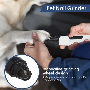 Uus Lemmikloomade Küünte Veski Laadimine USB Koer Kassi Küünis Küünte Trimmer Madal Müra Pet Pardel Trimmer Väike Keskmine Suur Koer