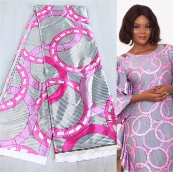 5yards aafrika satiin kangast naiste kleit materjal hulgi-siidist kangast viimane aafrika satiin siidist vaha