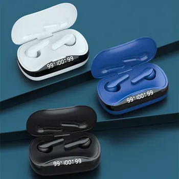 TWS -210 Bluetooth 5.1 Kõrvaklapid Touch Control Juhtmeta Kõrvaklapid 9D Hifi Stereo Sport Veekindel Earbuds Led-Ekraan, Headset