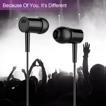 Juhtmega Kõrvaklappide 3,5 mm-kõrva Earbuds Koos Mic-1,1 M Sügav Bass Stereo Earbuds Arvuti Peakomplekt Iphone Samsung Huawei Xiaomi