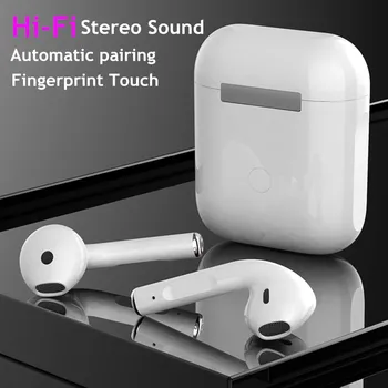 TWS Juhtmeta Kõrvaklapid MiNi 3D Stereo, Bass fone Bluetooth Kõrvaklapid Touch Müra Tühistamises Sport Earbuds koos Mic Laadimise Kasti