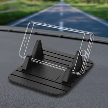 1tk Auto Omanik Toetus Mobiiltelefoni GPS Silikoonist Pehme Anti-slip Matt Desk Stand For IPhone Samsung Auto Armatuurlauale Desktop Ipad