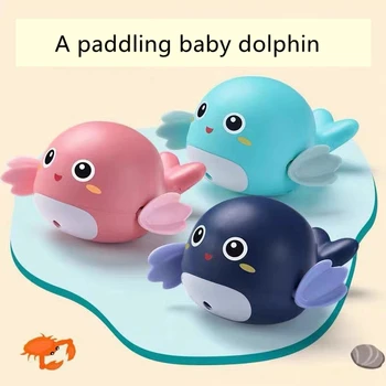 2021 Uuemad Baby Vanni-Mänguasjad Cute Cartoon Corgi Siga Vaal, Pingviin Beebi Vee Mänguasja Imiku Ujuda Kett Kellavärk Mänguasi Lapsele Vee Mänguasi