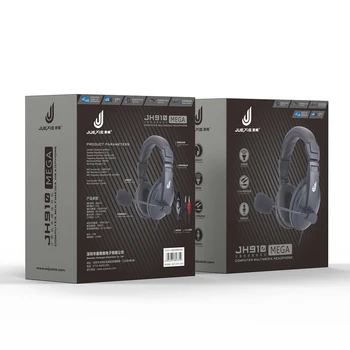 3,5 mm-Mängude Kõrvaklappide Line Kontrolli Juhtmega Kõrvaklapid Virtuaalne Surround Sound Gaming Kõrvaklapid koos Mic-Arvuti-Telefon