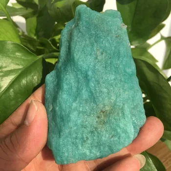 Looduslik primitiivne Amazon kivi töötlemata loodusliku kvartsi kristall, mineraal-energia kivi tervendav