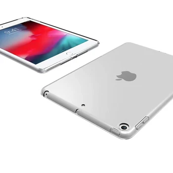 Case For iPad 10.2 2019 MiNi 2 3 4 5 TPÜ Läbipaistva Silikooniga Põrutuskindel Kate, Uus iPad 2017 2018 Pro 10.5 Õhu 1 2 Back Case