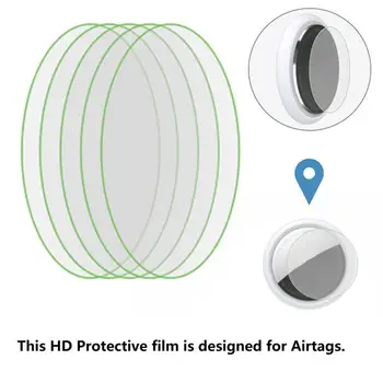 5/10 Tk HD TPU Film AirTag Key Finder kaitsekiled Jaoks Airtags Puutetundlik Liim Ultra HD-selge Ring TPÜ Kate