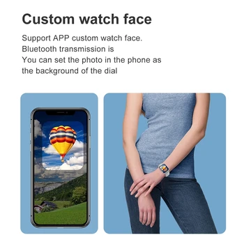 Algne IWO DT100 Smart Watch Naiste Bluetooth Kõne 1.75 tolli 3D Full Screen Touch IP68 Veekindel Meeste Smartwatch Apple Vaadata