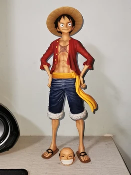 Anime Üks Töö Grandista ROS Monkey D. Luffy Tegevus Joonis Laekuva Mudel Nukk Mänguasjad Figurals Brinquedos 25cm