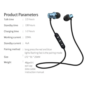 AKKNDO Bluetooth Kõrvaklapid, In-Ear Magnet Sport Veekindel Müra Vähendamise TWS Stereo Kuular Kõik Telefonid