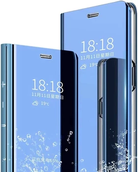 Smart Mirror Flip Case For Samsung Galaxy A51 A21s A71 A50 A31 A70 S9 S8 S20 FE S21 Ultra Lisa 20 10 9 8 S10 Pluss A20e Kate