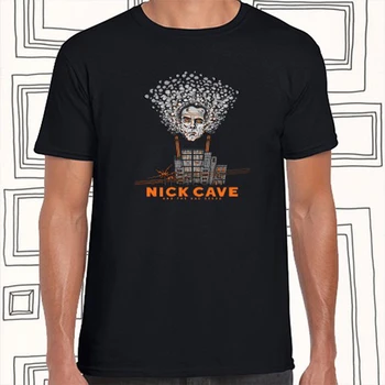 Nick Cave And The Bad Seeds Rock-Bänd Meeste Must T-Särk, Suurus S M L Xl Xxl Xxxl Suvel O Kaela Tops Tee Särk