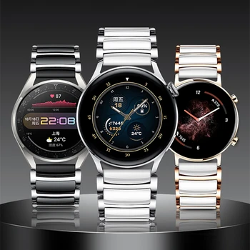 Keraamika Watchbands Jaoks Huawei Vaata 3 Pro GT 2 42mm 46 mm Rihma 22mm 20mm Bänd Samsung Galaxy Vaata 3 45mm 41mm Aktiivne 2
