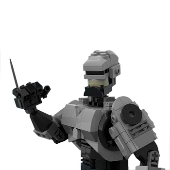 Buildmoc RoboCops Sci-fi Film Tulevaste Sõjaliste SWAT Linna Mehaaniline Politsei Relvastatud Robot Linnade Kaitsja, ehitusplokid Kid Mänguasjad