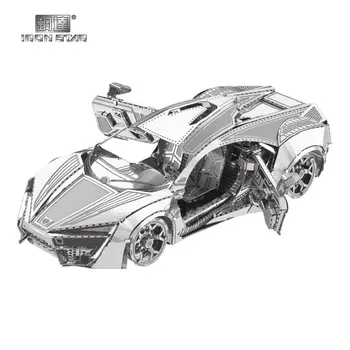 Ali-Esimene 3D-Metallist Mudel Komplektid Hypersport võidusõiduauto Assamblee Mudel DIY 3D Laser Cut Mudel Puzzle Mänguasjad, Kingitused Täiskasvanud Dropship