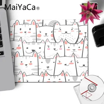 MaiYaCa Suur Edendamine Kassid Must ja Valge Mugavuse väike Hiir Matt Gaming Mouse pad DIY Disain Vaipa ARVUTI Sülearvuti Sülearvuti
