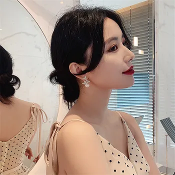 Korea Uus Liblikas Imitatsioon Crystal Pearl Kõrvarõngad Naistele Peen Kõrge kvaliteediga Fashion Kõrvarõngad Naiste Ehted Kingitus