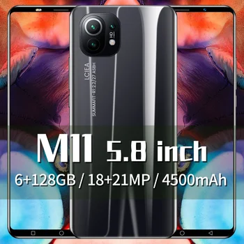 Xiao M11 4500mAh Globaalne Versioon Hot Müük 12GB 512 GB 5.8 Tollise Nutitelefoni täisekraan Deca Core 4G LTE 5G Võrgu mobiiltelefon, GPS