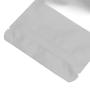 100tk Aluminized Reclosable Zip Kotid Selge Aken Seisab Pakendamata Toidu Ladustamise Kott Pakendi Kott