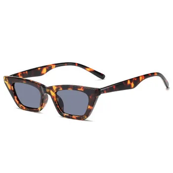 Cat Eye Naiste Päikeseprillid Leopard Päikeseprillid Naine Disainer Cmaos Brändi Trendikas Tooni Väike Prillid Uv400 Gafas De Sol