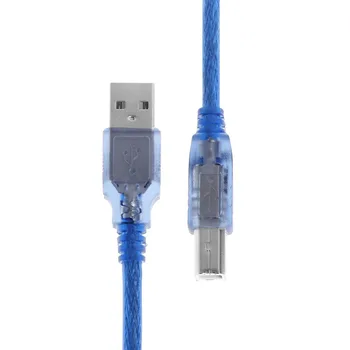 Kõrge Kvaliteediga USB2.0 Print Line Läbipaistev Sinine Printeri Kaabel Andmed