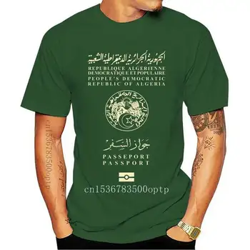 AlgerianPassport Tshirt T-särk maroko alžeeria aafrika patriotism ma armastan oran, alžeeria