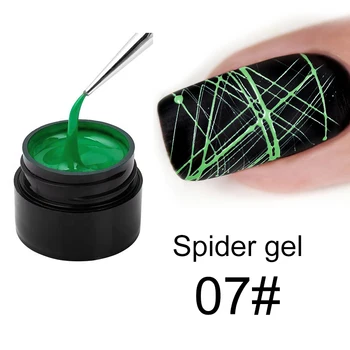 8ml Francheska Küünte Geel Joonis Liimi Kõrge Kvaliteet Super Tugev Venitada Joonis Liimi Värvitud Liimi Küünelakk Spider Nail Art Geel
