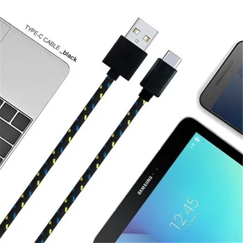 2.4 A Maerknon Tüüp USB Kaabliga Kiire Laadimine Andmete 1m/2m/3m Jaoks Xiaomi Samsung Huawei P20 Pro Telefoni Laadija Aksessuaar USB-Kaabel C