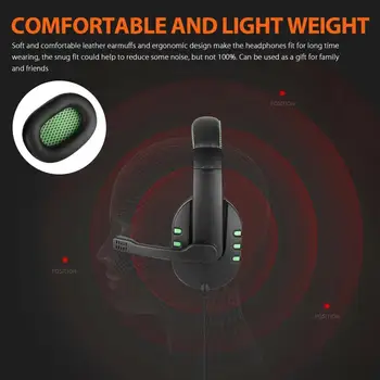 Mäng Kõrvaklapid Tugev Bass Peakomplekt Müra Tühistamises Kõrvaklapid Bluetooth-ühilduva Earbuds Jaoks PS4 Lüliti/Xbox Üks/PC/Telefon